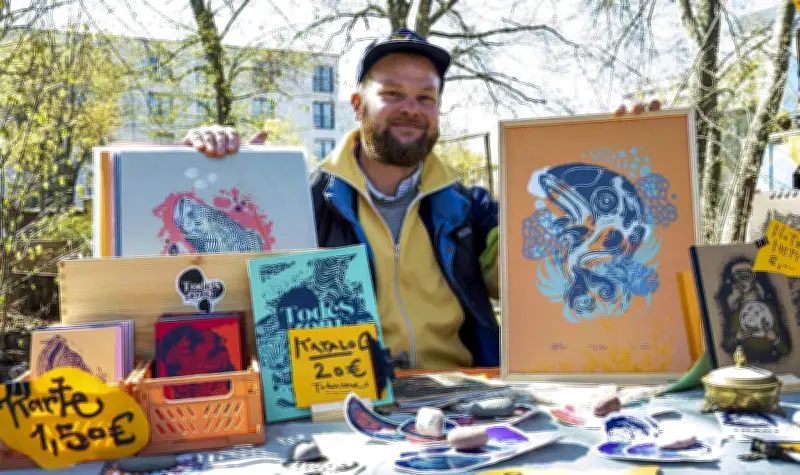 Vor-Ort-Frühlingsmarkt in Dessau: Kunst als Botschafter und Vinyl als Schmuck