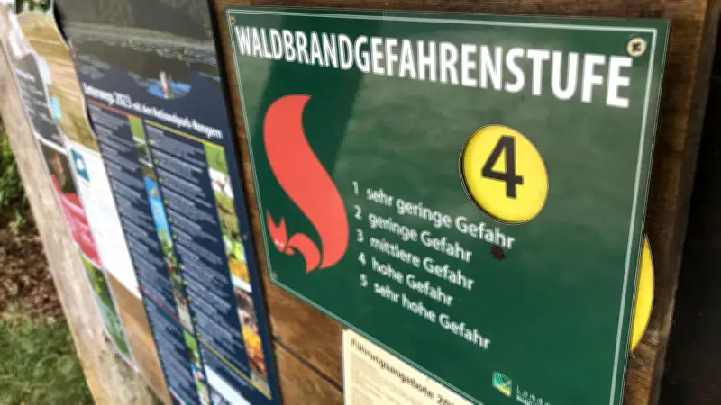Waldbrandgefahr Stufe 4: Forstamt Torgelow warnt