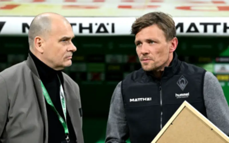 Werder Bremen: Boss Filbry verteidigt Sportchef Fritz trotz Abstiegsängsten