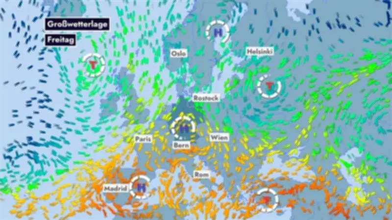 Wetterwende im Nordosten: Sonniger Freitag, dann naht Kaltfront mit Regen