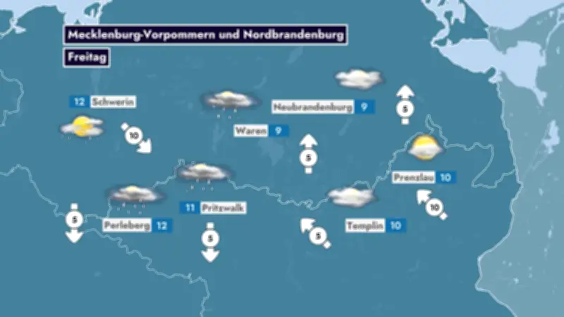 Wetterwende im Nordosten: Tiefdruckgebiet beendet Frühlingssonne in MV und Brandenburg