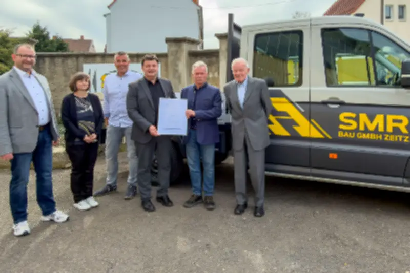 Zeitzer Baufirma feiert 30-jähriges Jubiläum - doch Nachwuchssorgen drohen