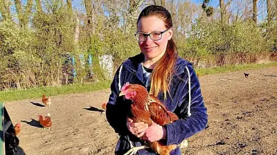 Bioland-Hühnerhof in Burtschütz: Jungunternehmerin Josephine Uhlmann setzt auf Biohaltung