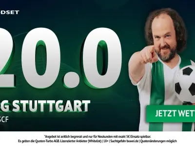 DFB-Pokal Halbfinale: ODDSET bietet 20,0-Quote auf Stuttgart-Sieg gegen Freiburg