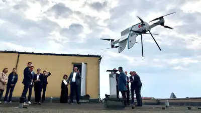 Drohnen liefern Medikamente in Dessau: Ministerin Hüskens fordert schnellere Genehmigungen