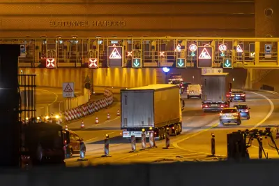 Elbtunnel und A7 früher als geplant wieder frei - Bauarbeiten abgeschlossen