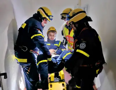 Großübung in Bitterfeld-Wolfen: Katastrophenschutz probt Ernstfall