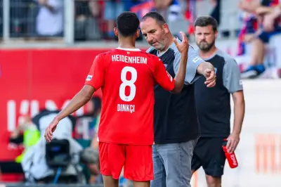 Heidenheim-Trainer Frank Schmidt lobt Eren Dinkçis vorbildlichen Umgang mit Krebsdiagnose seiner Freundin