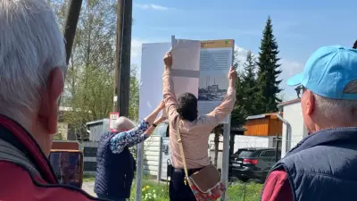 Historische Tafel in Röblingen erinnert an Paraffinfabrik und ökologische Katastrophe