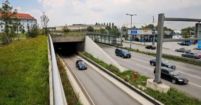 Löwen-Fans besprühen Tunnel am Mittleren Ring – 23.000 Euro Schaden