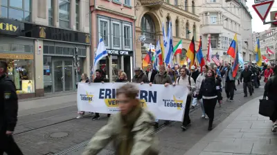 Marsch des Lebens in Halle: Gemeinsam gegen Judenhass am Holocaust-Gedenktag