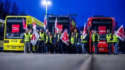 ÖPNV-Deal in MV: Mehr Geld und kürzere Arbeitszeit nach Warnstreiks