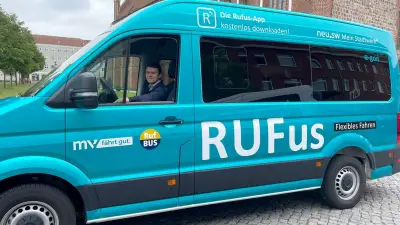 Rufbus „Rufus“ in Neubrandenburg erhält fast perfekte Fahrgastbewertung von 4,95 Punkten