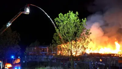 Schiff brennt auf Autobahn: A620 im Saarland voll gesperrt