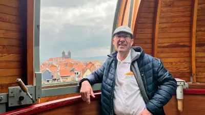 Sonderführung in Quedlinburg: Gästeführer Uwe Mintzlaff erklärt Zünfte und Handwerk im Harz