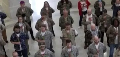 US-Kriegsveteranen protestieren in Washington gegen Trumps Iran-Kriegspolitik