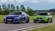 BMW M3 vs. M8 Gran Coupé: Präzisionsduell gegen V8-Power im Gigantenkampf
