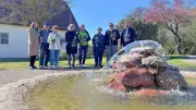 Brunnensaison in Bitterfeld-Wolfen: Wasserspiele sprudeln wieder mit Patenunterstützung