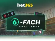 Bundesliga-Tippspiel: 100.000 € Jackpot bei bet365 6-fach Challenge am 30. Spieltag