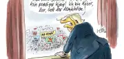 Cartoons der Woche: Krieg, Trump und Sparmaßnahmen im Fokus
