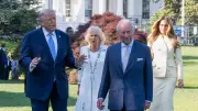 Charles und Camilla starten USA-Besuch mit Gartenfest bei Trump
