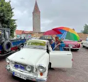Curbici Veterano in Zörbig: Oldtimer-Treffen am Schloss und Marktplatz