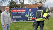 Feuerwehr Merseburg startet provokante Plakatkampagne gegen Nachwuchssorgen