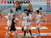 Friedrichshafen wehrt Matchball ab: Spannendes Halbfinale in Volleyball-Bundesliga