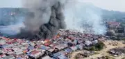 Großbrand in Malaysia: Bis zu 1000 Häuser zerstört, 9000 Menschen betroffen