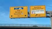 Kurioser Schreibfehler auf Verkehrsschild: „Weisenfels“ statt Weißenfels an B91