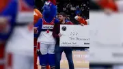 NBA-Fan fällt auf bösen Aprilscherz herein: Feier für vermeintlichen 10.000$-Wurf