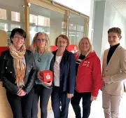 Sparkasse Roßlau eröffnet Ausweichquartier nach Wasserschaden in Hauptfiliale