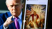 Trump als Jesus-Post: Besorgnis über mentalen Zustand und Ruf nach 25. Verfassungszusatz