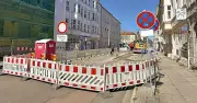 Vollsperrung in Dessau: Zerbster Straße wegen Fernwärme-Arbeiten bis Ende Mai gesperrt