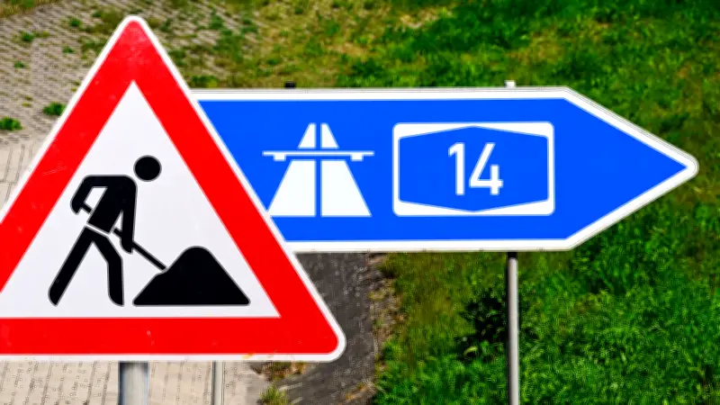 A14 bei Halle: Bauarbeiten vorzeitig beendet – nächste Sperrung steht bevor