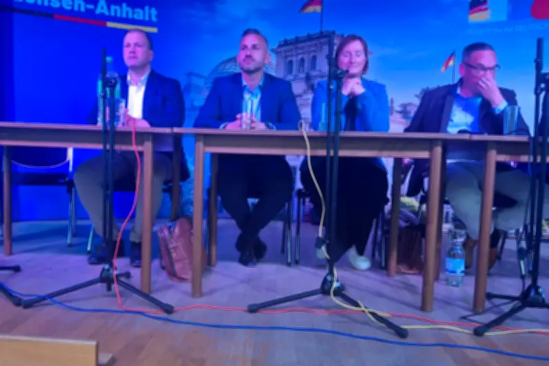 AfD-Bürgerdialog in Könnern: Volles Haus bei Diskussion