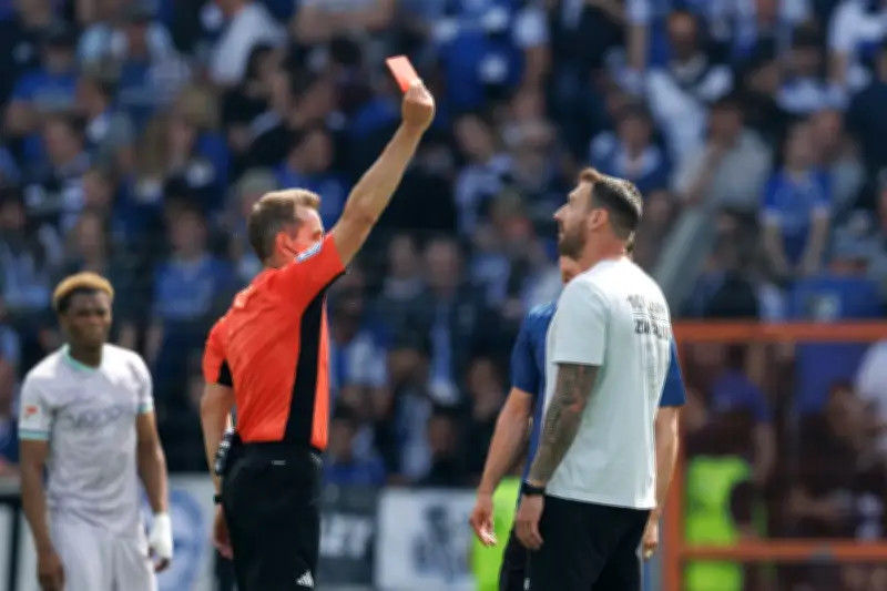 Arminia-Trainer Kniat sieht Rot nach 1:1 gegen Bochum