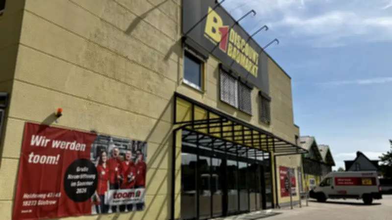 Aus B1 wird Toom: Neuer Baumarkt in Güstrow ab 27. Juli
