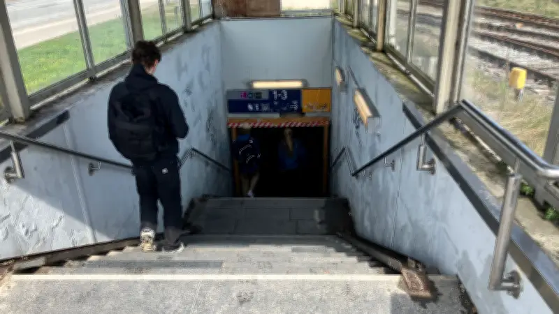 Bahnhofstreppe in Waren: Sanierung rückt näher