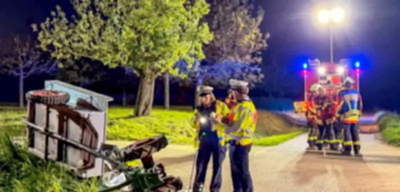 Betrunkene steuern Maiwagen: Unfall mit vielen Verletzten in Baden-Württemberg
