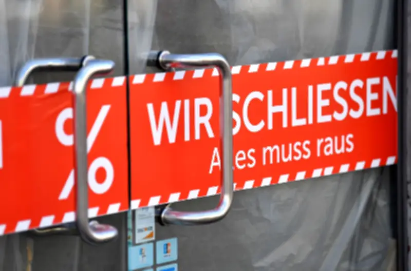 Firmenpleiten in Westeuropa 2025 auf Rekordhoch: Deutschland stark betroffen