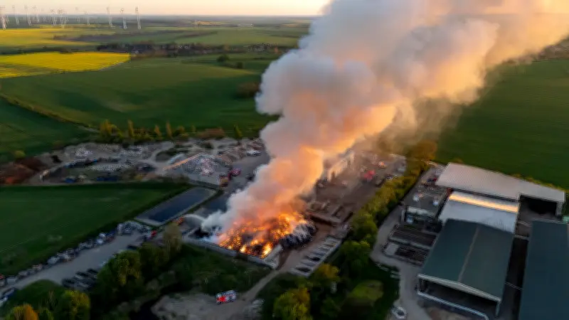 Großbrand bei Remondis in Weißenfels: Ursachen und Branchenprobleme