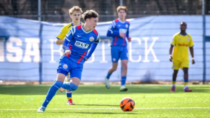 Hansa Rostock U17 stürzt nach 1:3 in Braunschweig von der Spitze