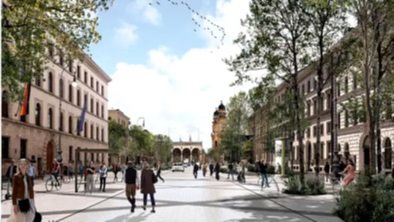 Münchens Prachtmeile: 300 Bäume für grünere Ludwigstraße
