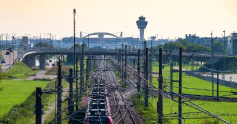 Münchner Flughafen tagelang nicht per Bahn erreichbar
