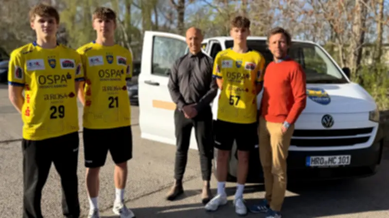 Neuer Team-Bus: HC Empor Nachwuchs erhält Rückenwind für Bundesliga