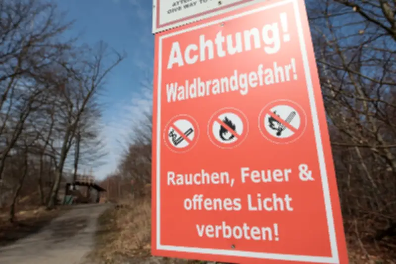 Waldbrandgefahr in Ostsachsen erreicht höchste Warnstufe 5