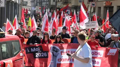1. Mai in Thüringen: Polizist verletzt, rechte Demo in Gera aufgelöst
