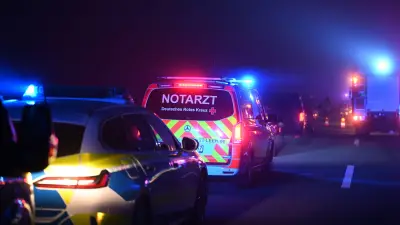 A9: Drei Verletzte bei Unfall zwischen Weißenfels und Naumburg