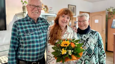 Ehrung fürs Ehrenamt: Rita Baseler erhält Blumenstrauß der Woche